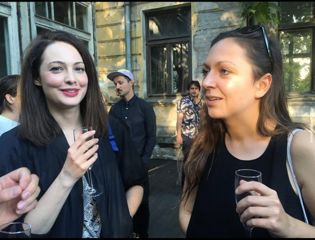 Katarzyna Przezwańska, Rafał Milach i Diana Lelonek podczas Riga Biennale 2018
