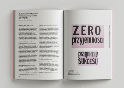 Tu jest sztuka. Warszawska scena galeryjna