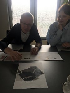 Marek Pokorny, curator and Linda Dostalkowa, co-author of the visual identification of the exhibition "The Spirit Of Nature And Other Fairy Tales"