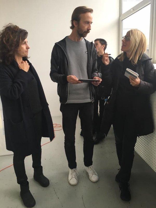 Katerina Gregos, juror of the 2017 Foundation Prize at Stereo Gallery. In the photo with Zuzanna Hadryś and Michał Lasota