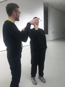 Łukasz Adamski, producent wystawy "Duch natury i inne bajki" w Muzeum Śląskim w Katowicach