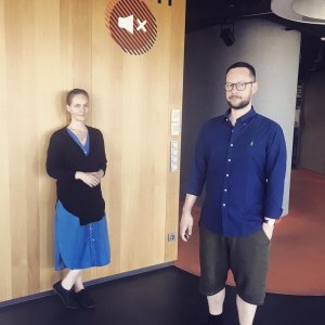 Agata Bogacka i Michał Budny z wizytą w naszej siedzibie